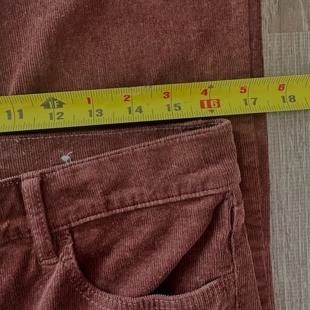 Brown High Rise Slim Flare Corduroy Pants - Picture 3 of 11